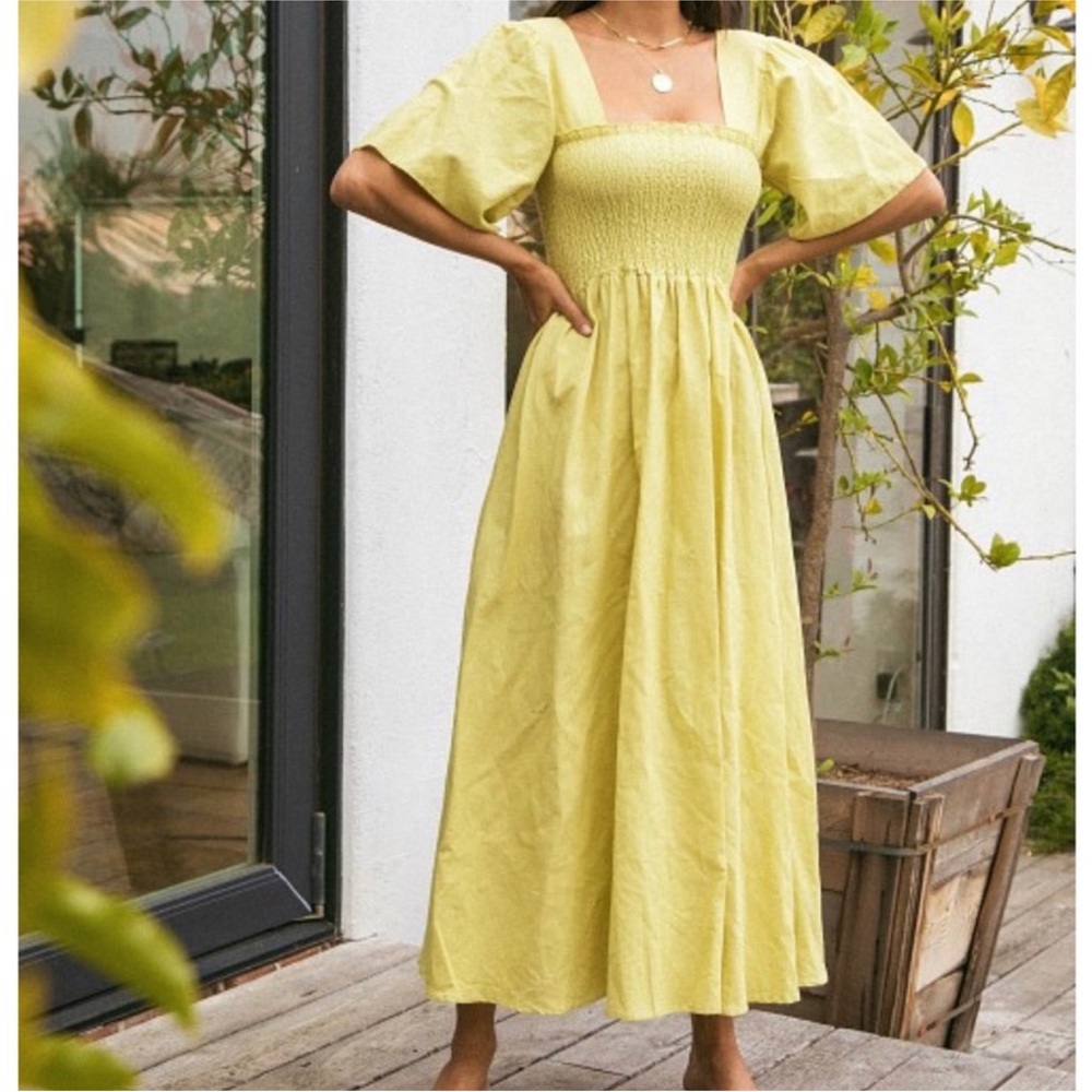 Charlie Holiday Yellow Dress